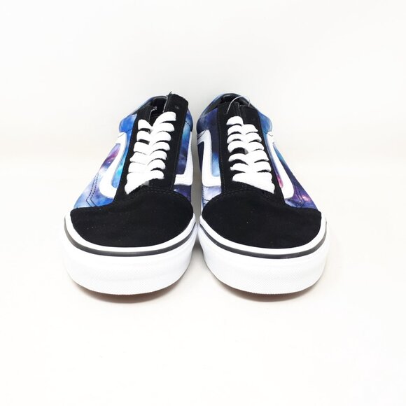 Vans Old Skool Galaxy Black White Skate Authentic Shoe Sneaker Womens Size 8 US - Picture 7 of 12